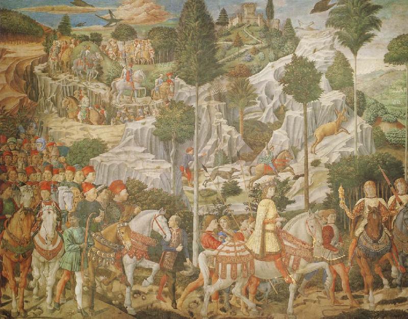 Benozzo Gozzoli Procession of the Magi France oil painting art
